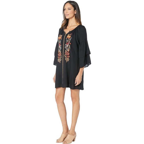 Wrangler Embroidered Boho Mini Dress - Picture 1 of 5